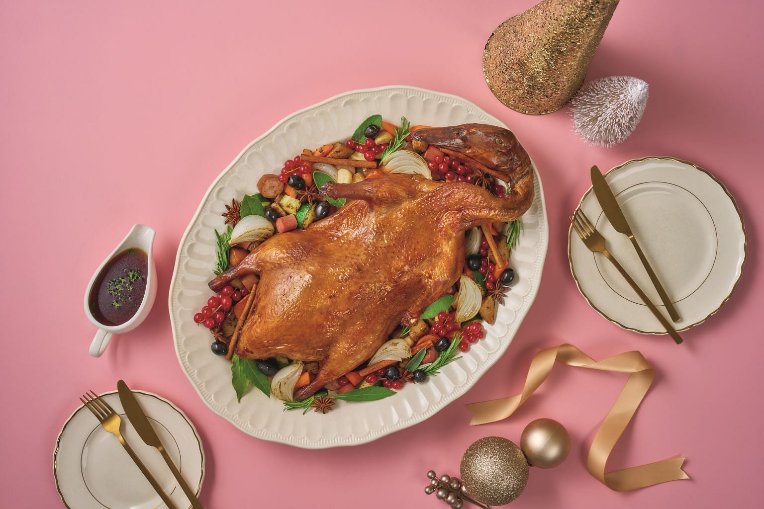 from roast duck sets to halal platters and gifting ideas: get all your christmas needs at this one-stop wonderland
